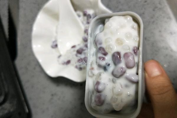 红豆西米奶糕的做法图解9