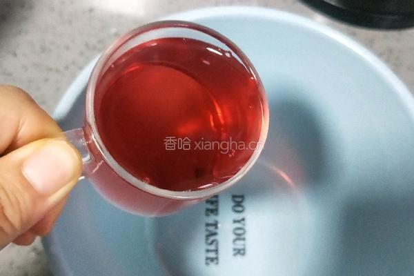 洛神花玫瑰茶凉粉的做法图解7