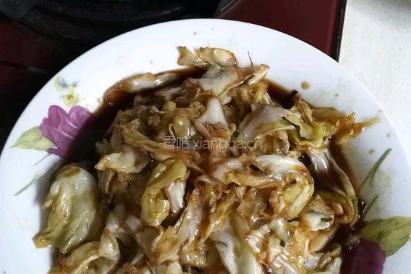 糖醋手撕包菜的做法图解9