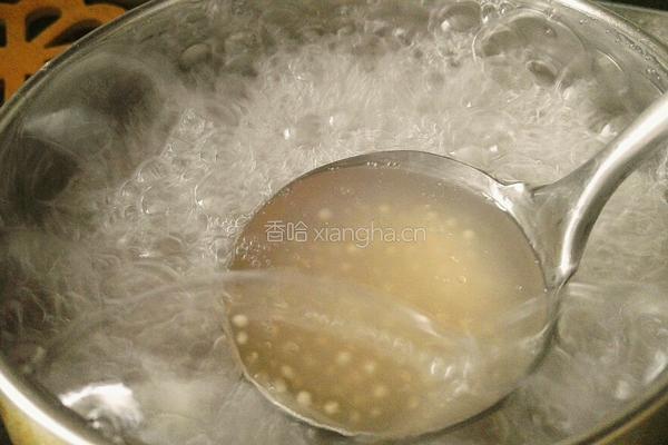 清凉西瓜柠檬西米露的做法图解5