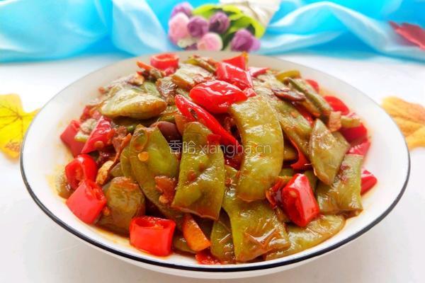 辣炒白扁豆的做法图解16