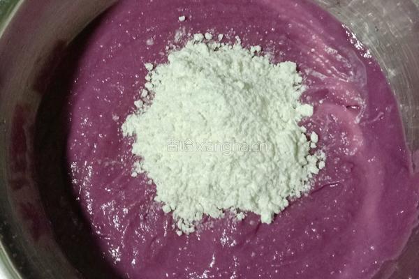 紫薯牛奶小方糕的做法图解7