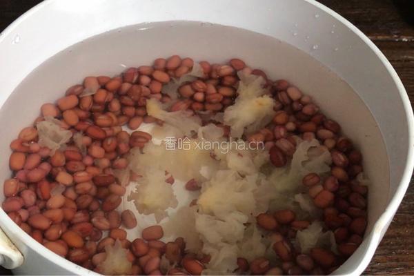 红豆银耳汤的做法图解5
