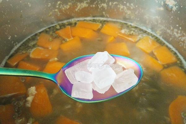 南瓜绿豆汤的做法图解6