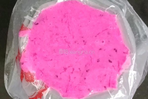 火龙果鸡蛋软饼的做法图解7