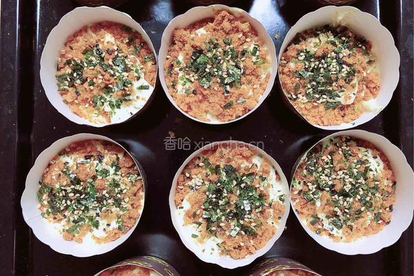 肉松海苔麦芬蛋糕的做法图解15