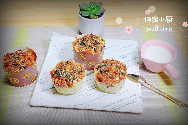 肉松海苔麦芬蛋糕的做法图解18