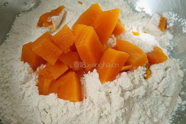 星形南瓜馒头的做法图解8