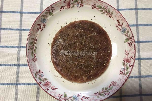 减脂牛排的做法图解2