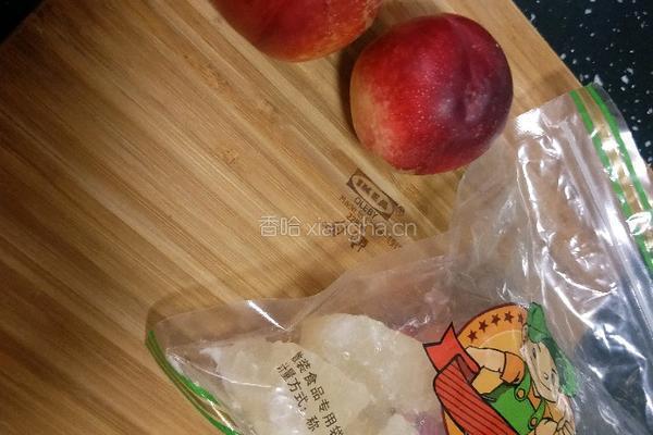 油桃糖水的做法图解1