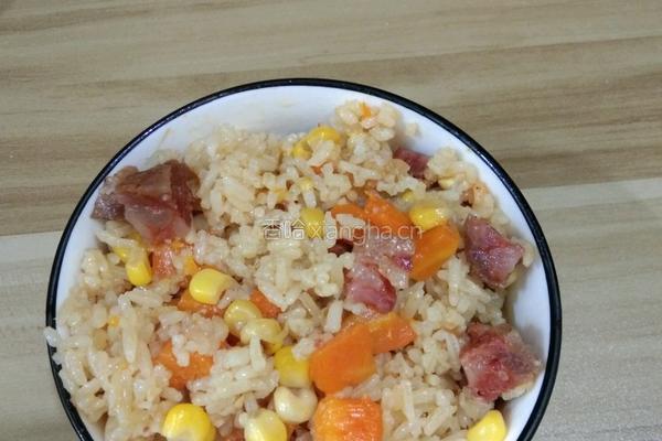 香肠焖饭的做法图解9