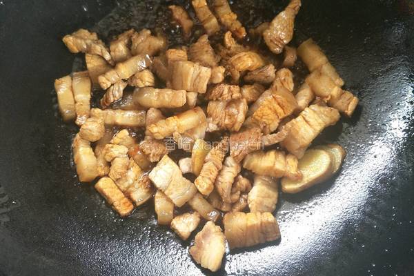 豆角肉饭的做法图解4