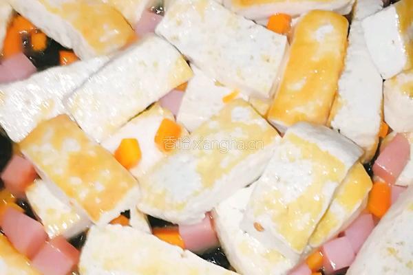 香煎豆腐的做法图解4