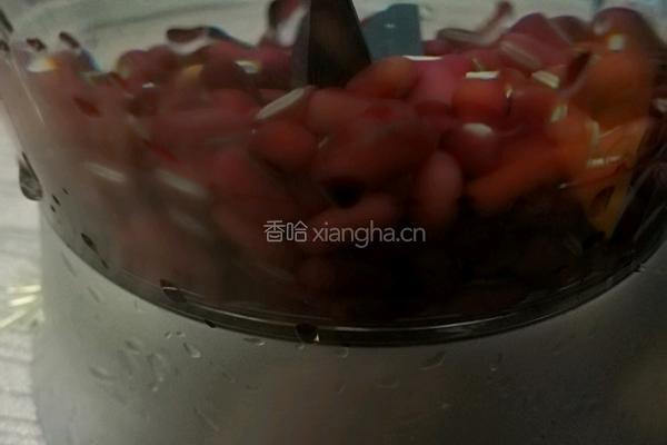 红豆豆浆的做法图解2