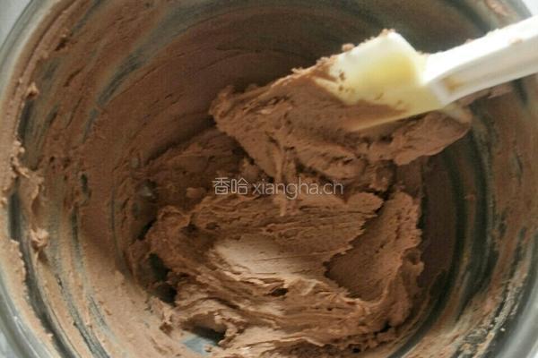 可可巧克力豆曲奇的做法图解6