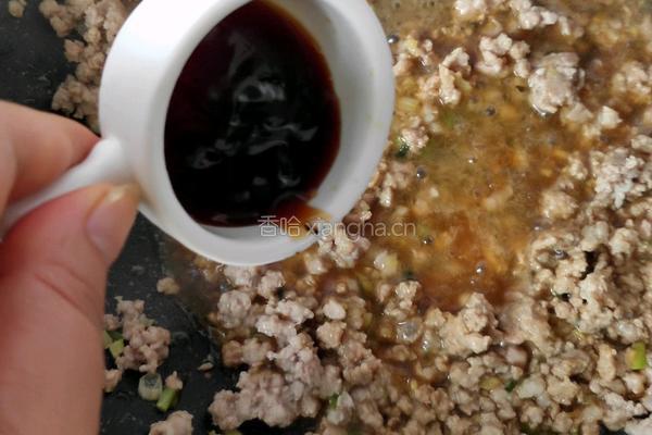 馄饨皮烧麦馅煎饼的做法图解8