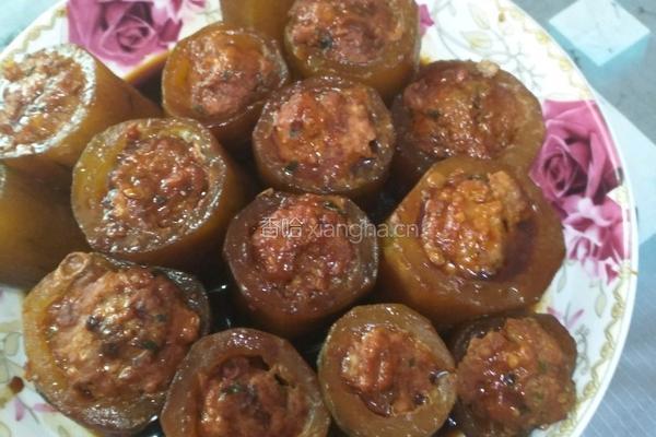 红烧黄瓜塞肉