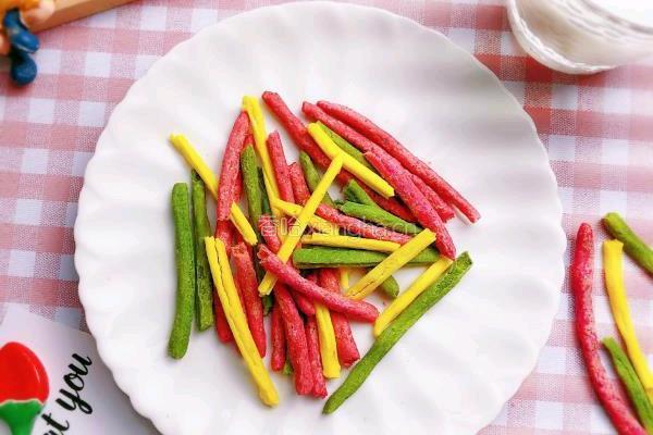宝宝零食系列~果蔬三文鱼条