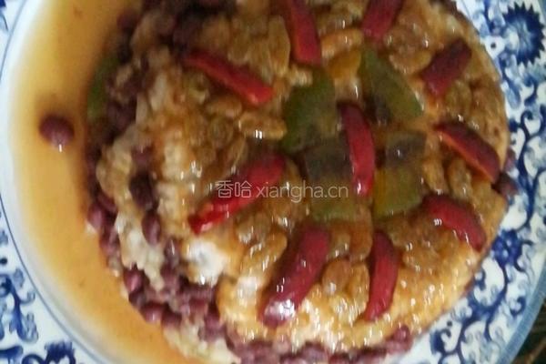 红豆糯米八宝饭的做法图解7