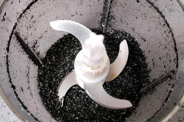 黑芝麻馅的做法图解4