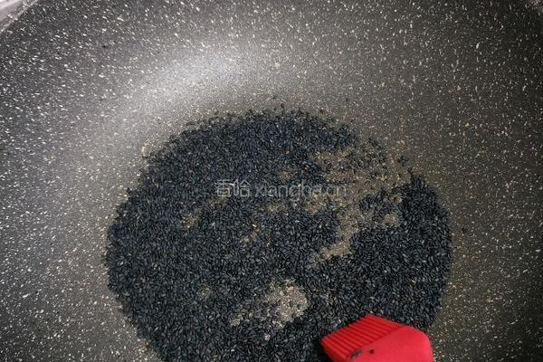 黑芝麻馅的做法图解3