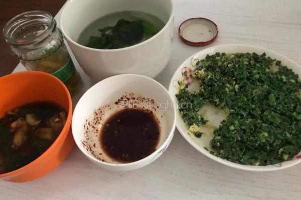 韭菜鸡蛋—微波炉菜谱的做法图解6