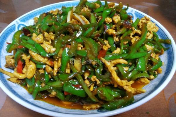 鸡肉丝炒青椒的做法图解9
