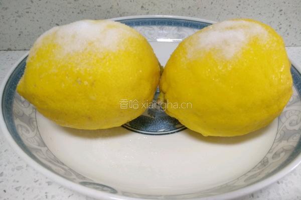 腌柠檬二战的做法图解2
