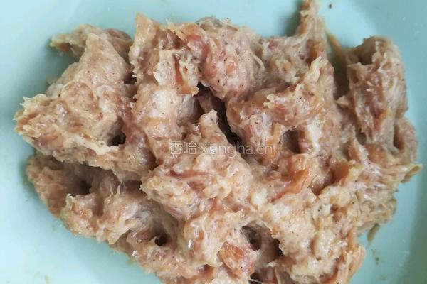 白萝卜肉馅儿饼的做法图解3
