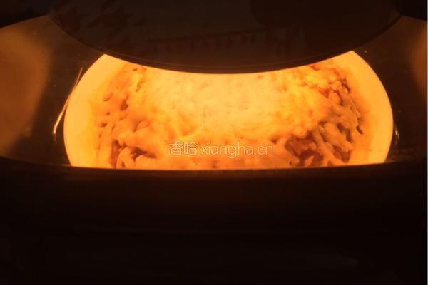 番茄斑节虾仁焗饭的做法图解17