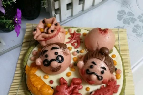 中式生日花糕的做法图解5
