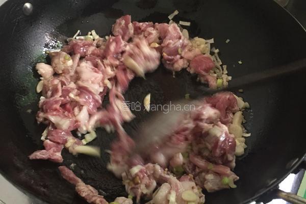 青椒炒肉片的做法图解4