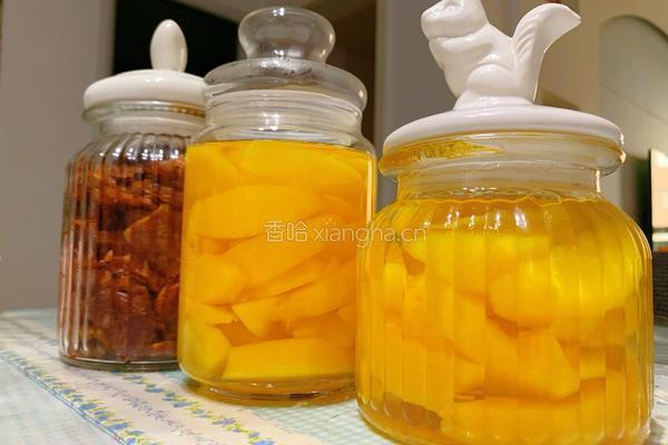 自制黄桃罐头