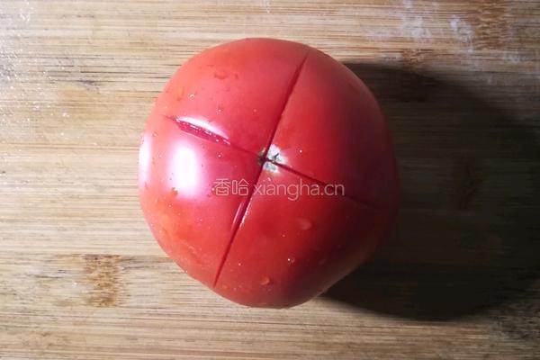 番茄鸡蛋盖浇面的做法图解2