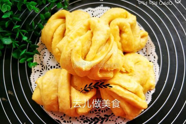 红薯粗粮蒸花卷的做法图解12