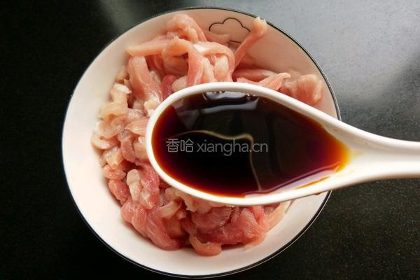 韭菜苔炒肉丝的做法图解6