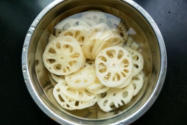 滑藕片的做法图解3