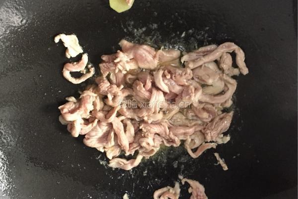 史上最嫩茭白肉丝的做法图解7