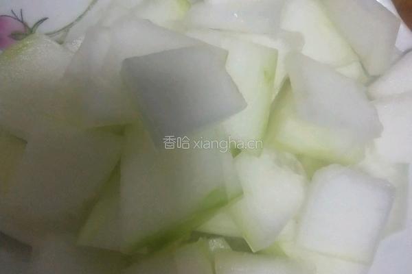 肉烧冬瓜的做法图解1