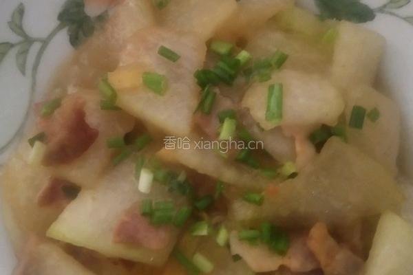 肉烧冬瓜的做法图解6