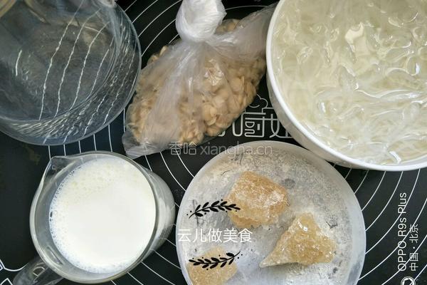 老北京凉品桂花杏仁豆腐的做法图解1