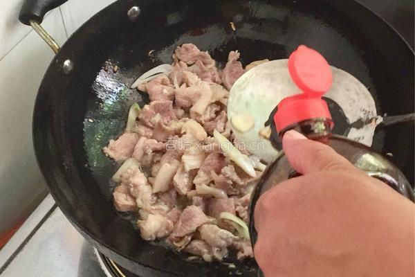 豆角炒肉的做法图解6