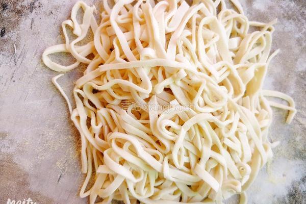 泡菜手擀面的做法图解4
