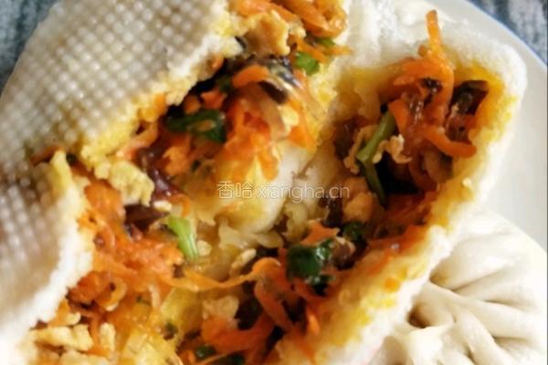 素包子（天津石头门坎）的做法图解1