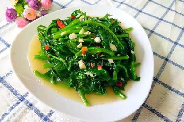 素炒木耳菜的做法图解9