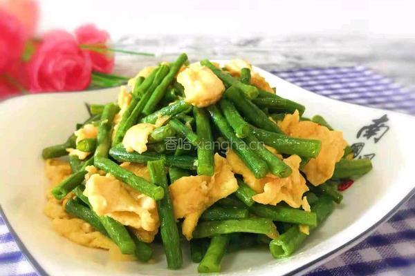 豇豆炒鸡蛋