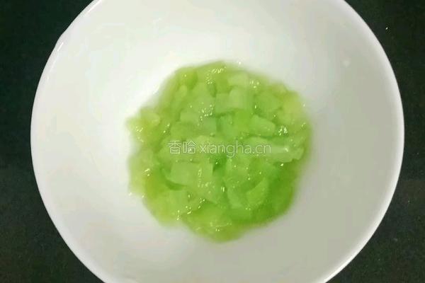 丝瓜鲜虾粥 (宝宝辅食）的做法图解11