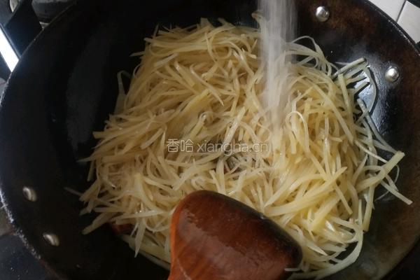 酸辣土豆丝的做法图解9