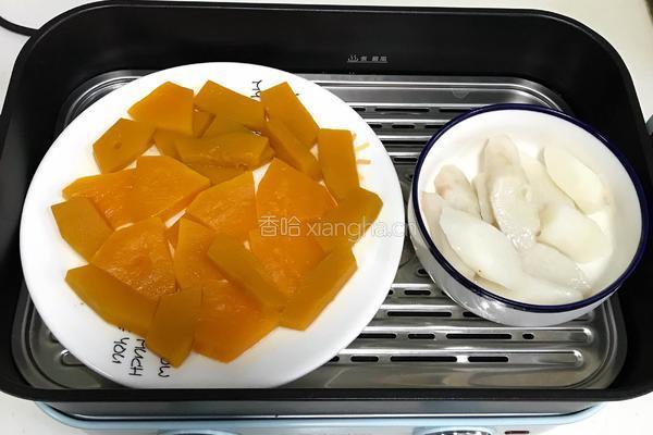 南瓜山药酸奶糊的做法图解2