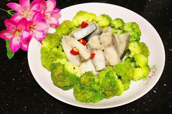 清蒸西兰花鱼块的做法图解13